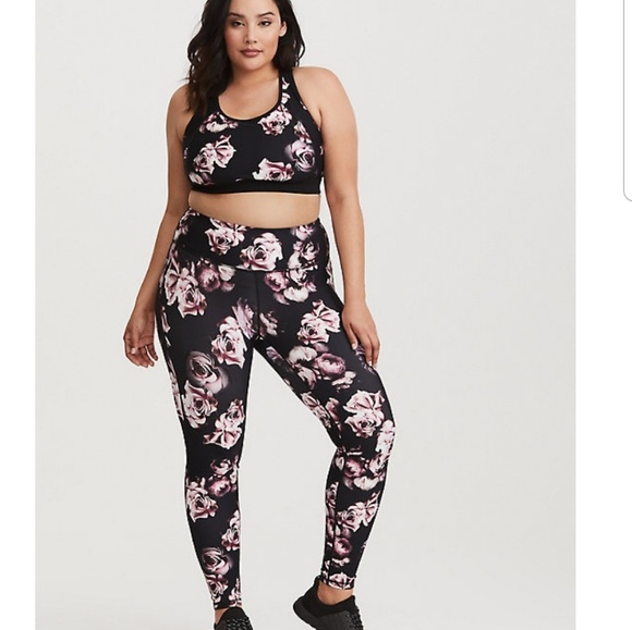 torrid Pants - Torrid Floral Active Set